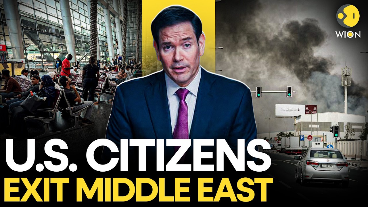 US-Israel Attack Iran: 9,000 Americans Leave Middle East, Rubio Says | WION ORIGINALS