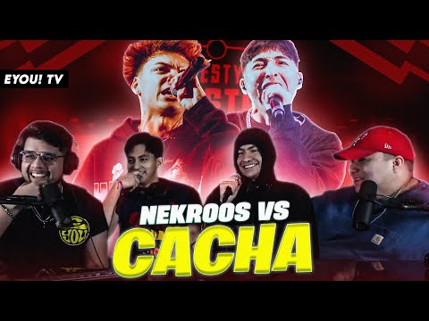 Reacción al NEKROOS vs CACHA - FMS Perú - EYOU TV