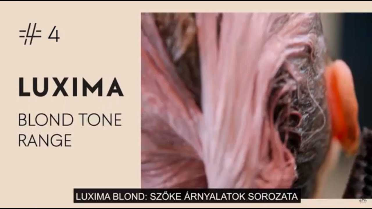 4. Luxima Blond: Szőke árnyalatok sorozata | Four Reasons Hungary