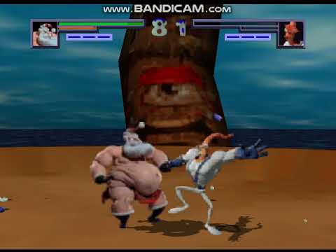 Clay Fighter 63 1/3 (N64) Sumo Santa 405 Hits Insane Combo & Claytality
