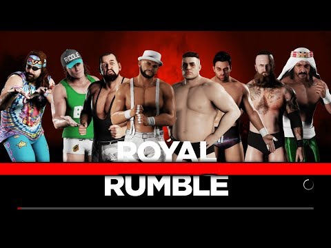 WWE 2K18 | Random Royal Rumble #1 - WWF NXT WCW ECW TNA ROH CZW PWG NJPW