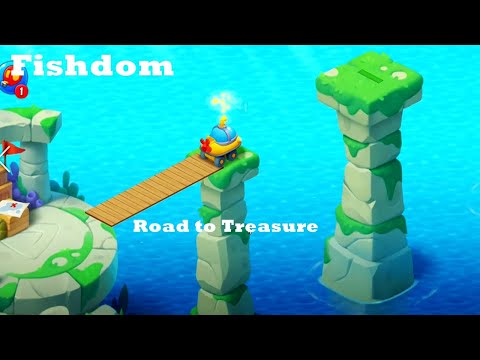 Fishdom Road to Treasure HD | Go on a treasure hunt with Hermann the crab and win prize | Gameplay