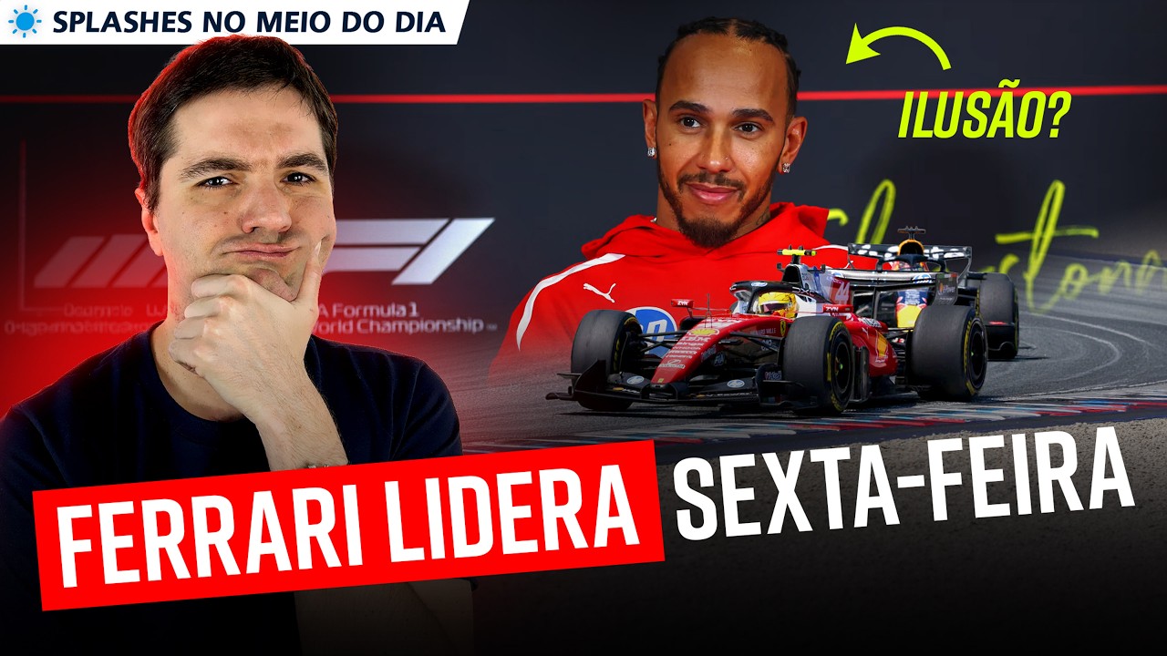 Hamilton confirmado na Ferrari para 2027 e pole da Sprint em Silverstone #f1 #formula1