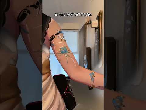 AI Art on my Tattoos 🤖💉 w OnlyJayus - #Shorts