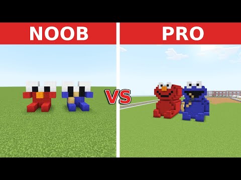 EPIC Minecraft Build Challenge: NOOB vs PRO