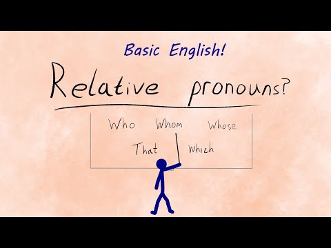 Relative Pronouns | Learn Basic English