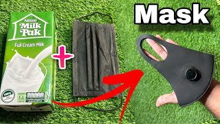 How to make filter face mask at home in 3 minutes | homemade face mask