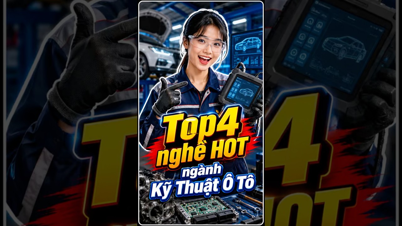 Kỹ thuật Ô tô: 4 nghề HOT sinh viên nên biết