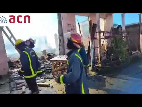 Seguimiento del incendio en Camajuani, Villa Clara