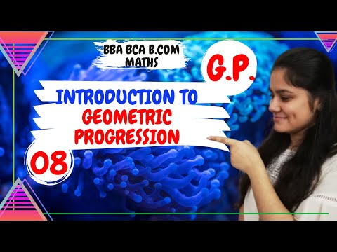 Introduction to G.P.|Geometric progression|BBA Maths|BCOM Maths|Dream Maths