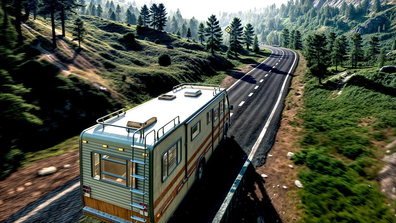 Joguei o novo Simulador de MOTORHOME! - Bus Flipper Simulator #1