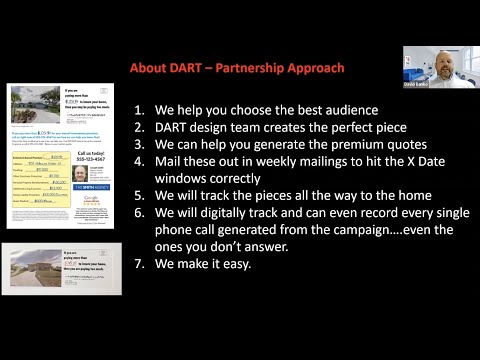 Insurance Agencies - how to WIN with direct mail with Dart Direct Mail and Craig Wiggins Coaching