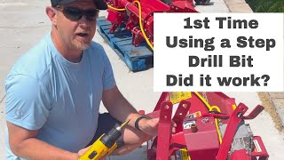 REVIEW: Using the COMOWARE Step Drill Bit to Enlarge a Hole in Steel