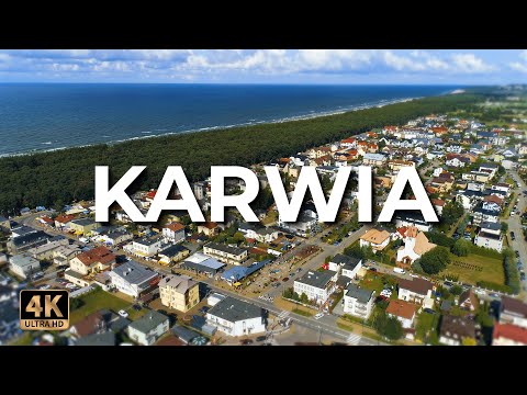 Karwia from the drone | Karwia from the bird's eye view | Poland [4k]