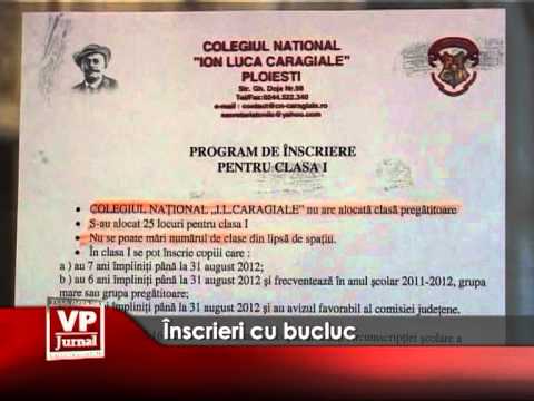 Înscrieri cu bucluc