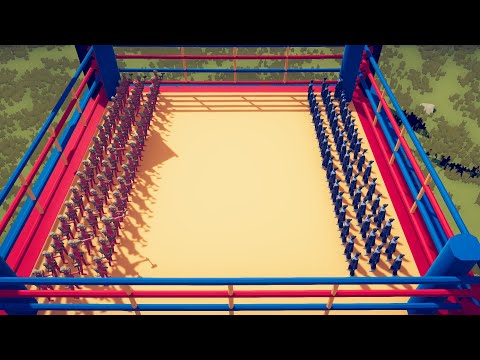 50x TAEKWONDO vs 50x ALL FACTION - Totally Accurate Battle Simulator | TABS