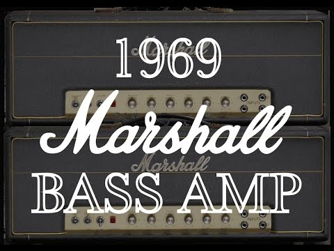1969 MARSHALL BASS AMP