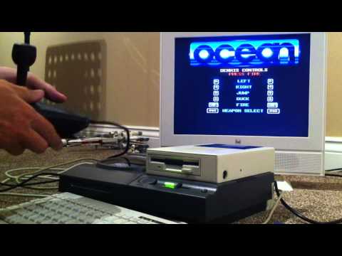 Amiga CD32 Games Console with External Floppy Drive Attached (Analogic)