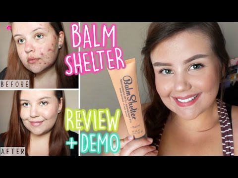 TheBalm Balm Shelter Tinted Moisturizer Review + Demo ♡ Light Coverage For Acne?