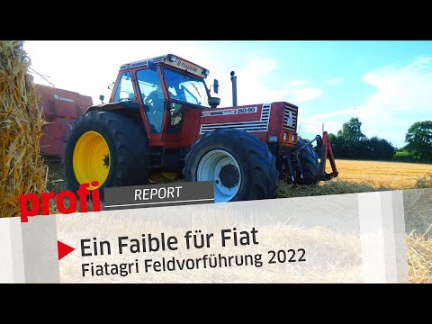 Ein Faible für Fiat: Fiatagri Feldvorführung 2022 | profi # Report