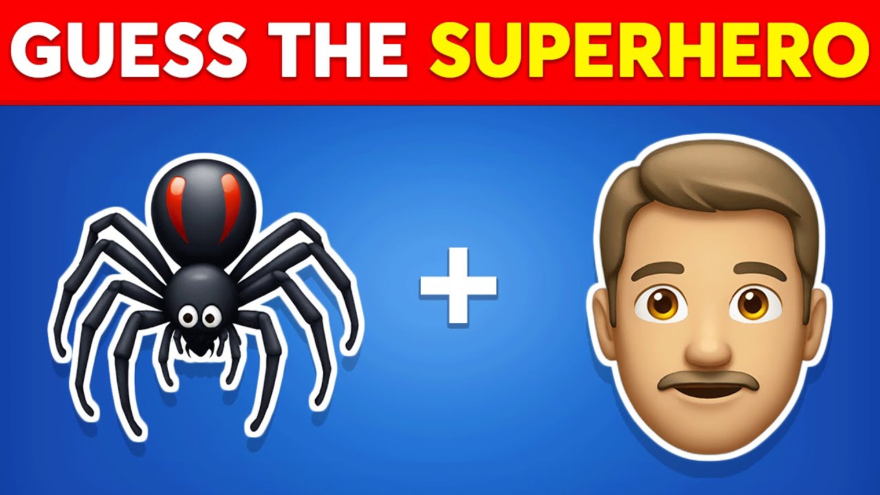Guess the Superhero by Emoji 🕷🦸 Emoji Quiz
