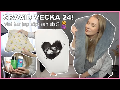 GRAVID VECKA 24 | SVARAR PÅ ERA FRÅGOR! FÖRLOSSNINGSRÄDSLA?