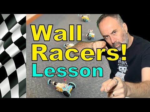 Ultimate Challenge! Wall bumping Spike Prime Lego Racers with teacher help.