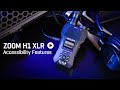 The Zoom H1 XLR : Accessibility