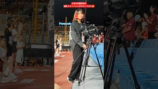 🐵台湾の桃園球場の撮影スタッフさんがかわいすぎた🐵 #台湾 #桃園棒球場 #攝影師 #中職 #樂天桃猿 #kawaii #可愛い #cute #野球 #baseball #taiwan #shorts