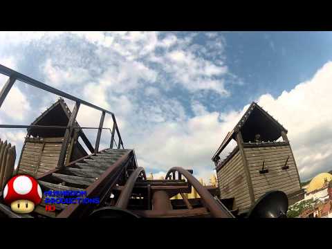 Colorado Adventure "Michael Jackson Thrill Ride", Phantasialand. Front mounted POV. Filmed June 2012