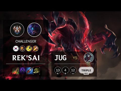 Rek'Sai Jungle vs Kayn - KR Challenger Patch 10.18
