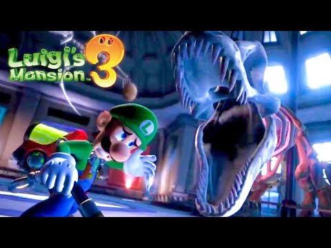 LUIGIS MANSION 3: T-Rex Skeleton Boss: Nintendo Switch