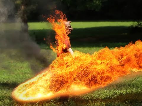 Flamethrower vs TROLL!