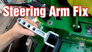 Zero Turn Steering Arm Repair - John Deere z810 (Part 4)
