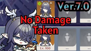 【原神】Ver.7.0 螺旋12層 ラウマ両単騎 ☆9クリア/ Ver.7.0 Spiral Abyss Floor 12 Lauma Solo ☆9 Stars