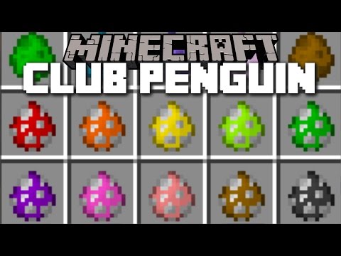MC Naveed - Minecraft - Minecraft CLUB PENGUIN MOD / PET FLUFFLY PUFFLES AND RAISE THEM AS YOUR OWN!! Minecraft