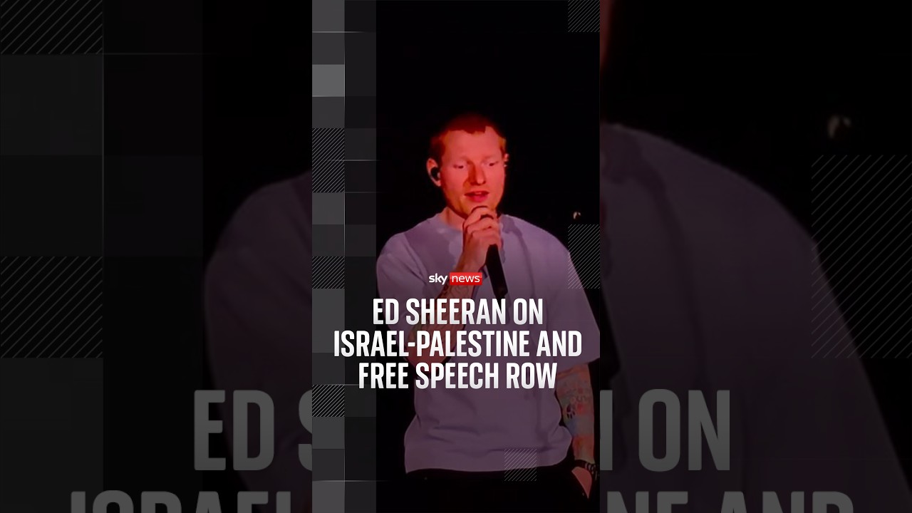 Video: Ed Sheeran condemns Oct. 7 attack and Gaza devastation in Philadelphia concert speech