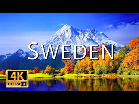 FLYING OVER SWEDEN (4K UHD) - Relaxing Music Along With Beautiful Nature Videos - 4K Video Ultra HD