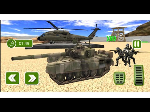 Army Car Transporter 2019 Airplane Pilot Games - Car And Helicopter War | Android Gameplay