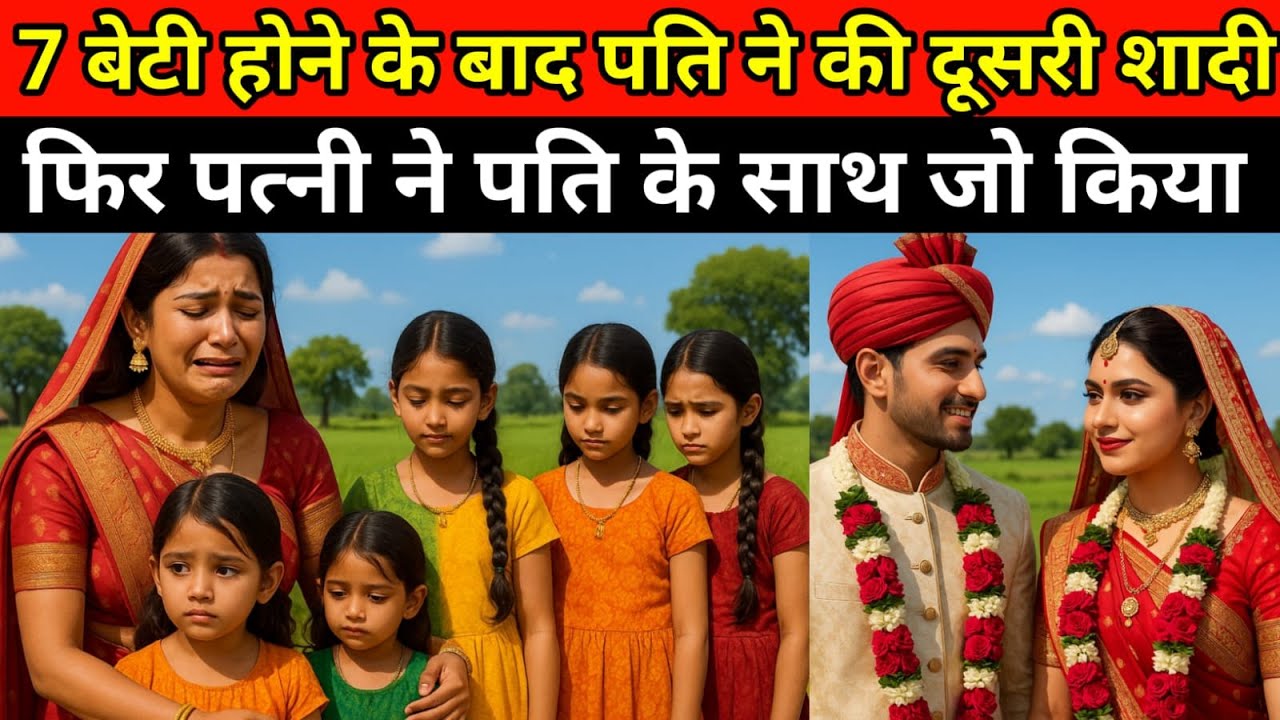 7 Beti hone ke bad Pati Ne ki dusri shaadi | uske bad patni ne Jo Kiya | new real story in Hindi
