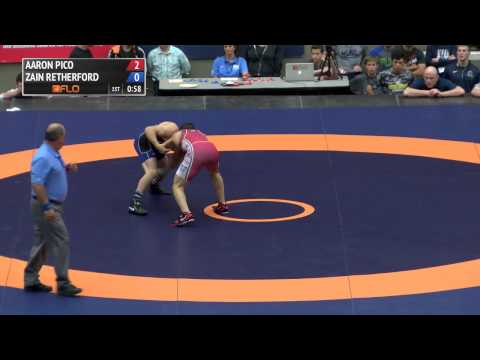 66kg Finals (1 of 2), Zain Retherford, Nittany Lion WC vs Aaron Pico, Titan Mercury WC