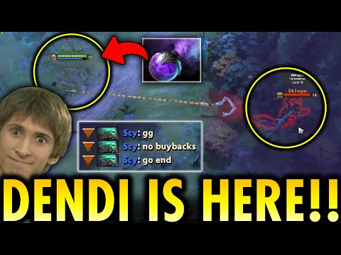 when they FORGOT the PUDGE is real DENDI......