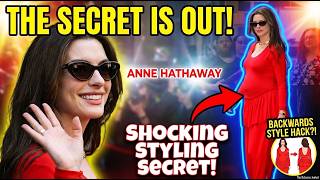 She Wore It BACKWARDS?! Anne Hathaway’s Bold Styling Hack! 😱