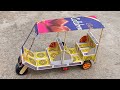 How To Make Beautiful Miniature Erickshaw At Home DIY Science Project DibyatoyTV