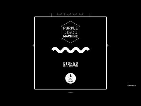 Purple Disco Machine Dished Male Stripper