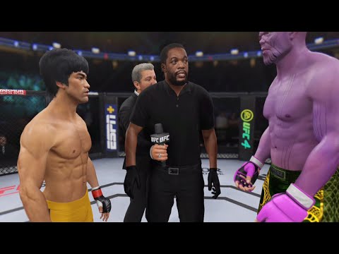 Bruce Lee vs. Thanos - EA Sports UFC 4 - Epic Fight 🥑
