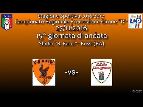 27/11/16- Promoz. ER D – 15^ g and. – US Russi-Cotignola 0-0 SINTESI