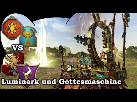 2v2 Luminark vs Maschine der Götter - Echsenmenschen & Gruftkönige vs Imperium & Dunkelelfen