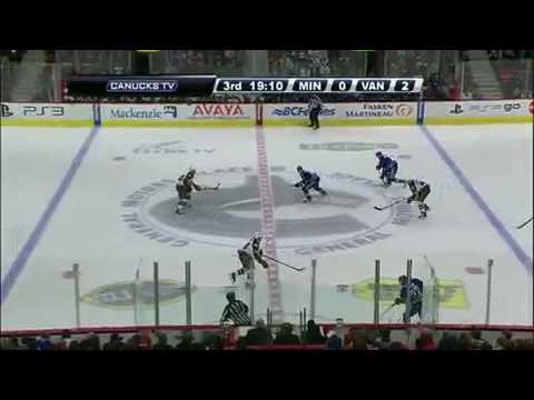 Vancouver Canucks vs Minnesota Wild 4/4/10