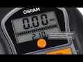 Digitálny kompresor 12V s navíjacím káblom - OSRAM TyreInflate 1000 - Video Youtube